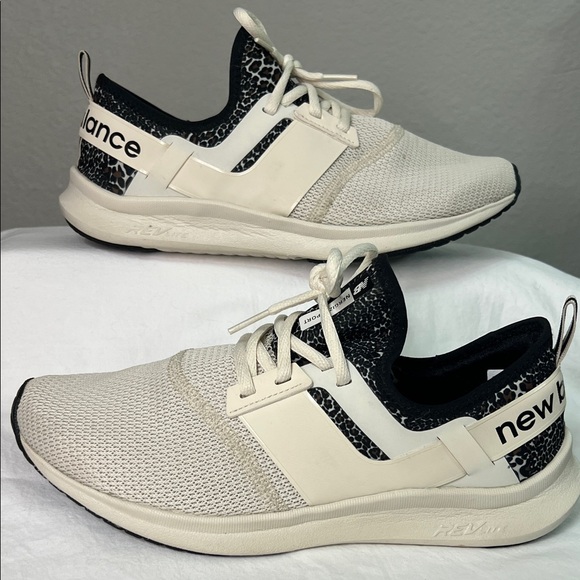 New Balance Women's Nergize Sport Leopard Walking Sneakers Size 10 - Picture 4 of 12